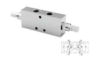 Double counterbalance valve